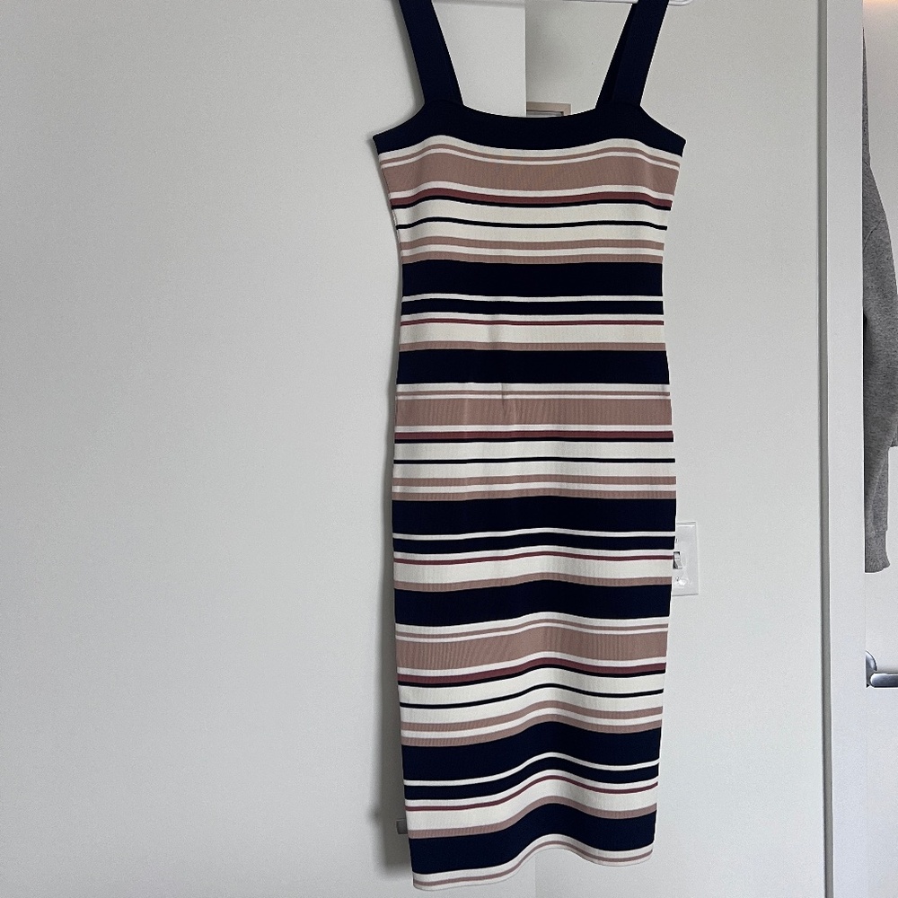 Revolve Bardot Multi Stripe Dress - Picture 4 of 6
